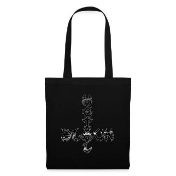 Chrome Iron Cross Gothic Black Metal - Stoffbeutel - Schwarz - Vorne