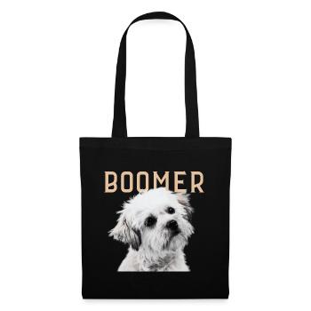 Boomer Dog Vintage - Stoffbeutel - Schwarz - Vorne