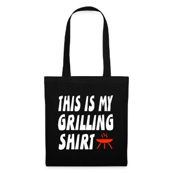 Grillen - Stoffbeutel - Schwarz - Vorne