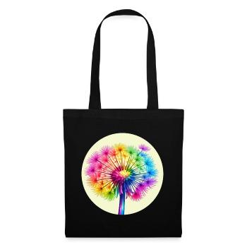 Rainbow Dandelion - Tote Bag - black - Front