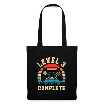level 3 complete - Tote Bag - black - Front