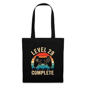 Level 29 complete – 29th anniversary gift - Tote Bag - black - Front