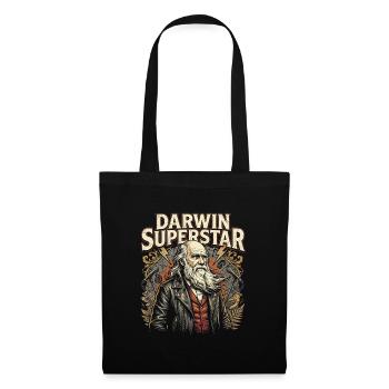 Darwin Superstar - Stoffbeutel - Schwarz - Vorne