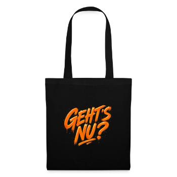Geht's nu? - Stoffbeutel - Schwarz - Vorne