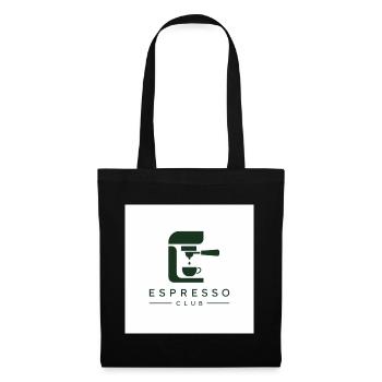 Espresso Club Logo - Stoffbeutel - Schwarz - Vorne