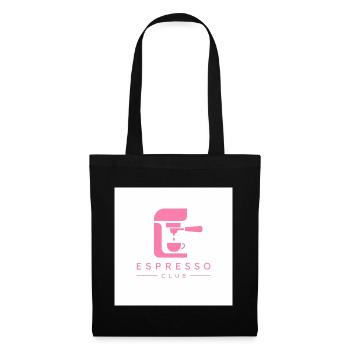 Espresso Club Pink Logo Coffee - Stoffbeutel - Schwarz - Vorne