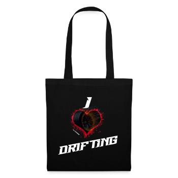 I love Drifting - Stoffbeutel - Schwarz - Vorne