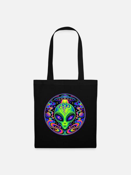 Alien - Stoffbeutel - Schwarz