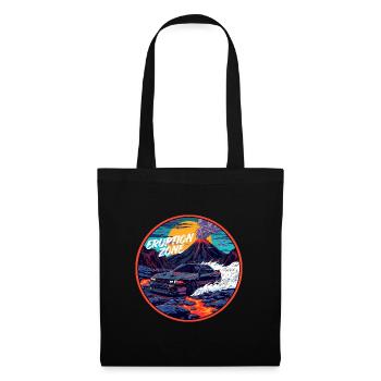 Eruption Zone Vintage Volcanic JDM Apparel - Stoffbeutel - Schwarz - Vorne