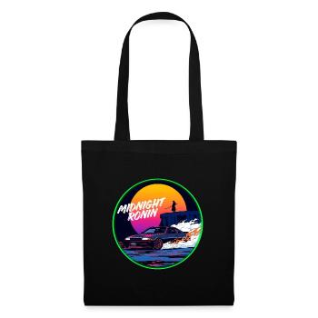Midnight Ronin Retro übertrifft JDM Streetwear - Stoffbeutel - Schwarz - Vorne