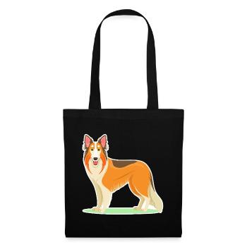 Silken Windhound - Stoffbeutel - Schwarz - Vorne