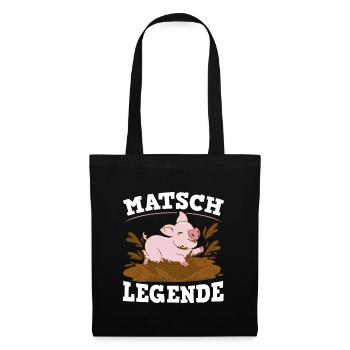 Matsch Legende - Stoffbeutel - Schwarz - Vorne