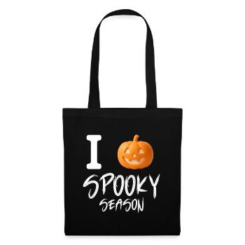 Ich liebe Spooky Season - Stoffbeutel - Schwarz - Vorne