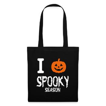 Ich liebe Spooky Season - Stoffbeutel - Schwarz - Vorne