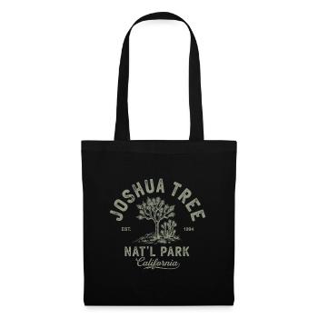Der Nationalpark Vintage Joshua Tree - Stoffbeutel - Schwarz - Vorne