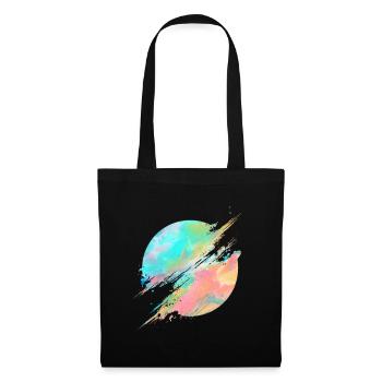 Pastel Rainbow Abstract Splash - Stoffbeutel - Schwarz - Vorne