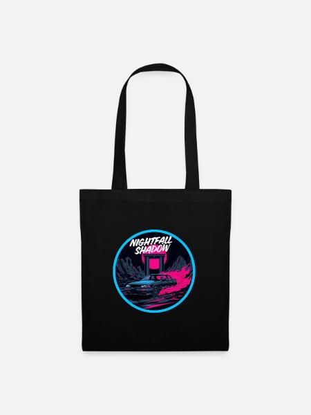 Nightfall Shadow Retro Racer Bekleidung - Stoffbeutel - Schwarz
