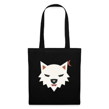 Halloween Werwolf Herren - Stoffbeutel - Schwarz - Vorne