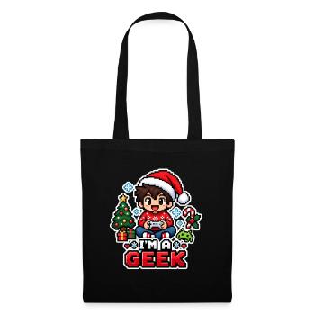 ICH BIN EIN GEEK - Gamer Noël - Stoffbeutel - Schwarz - Vorne