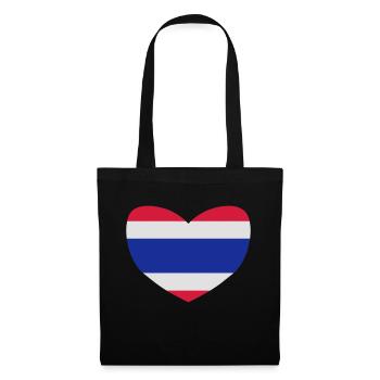 Ich liebe Thailand - Stoffbeutel - Schwarz - Vorne