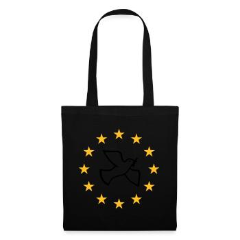 Paix a plongé dans les étoiles - Sac en tissu - noir - Devant