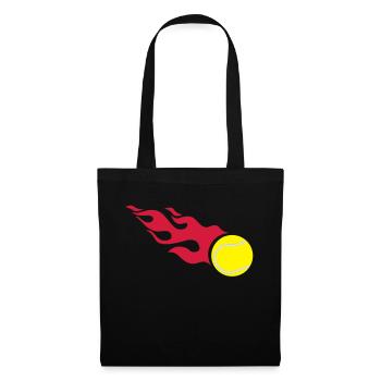 tennis_fire_f3 - Sac en tissu - noir - Devant