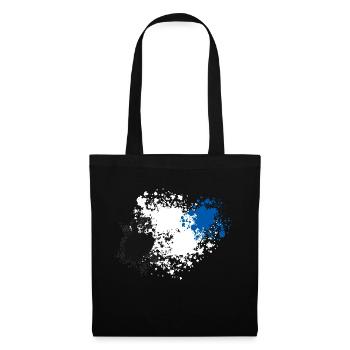 Black-White-Blue - Tote Bag - black - Front