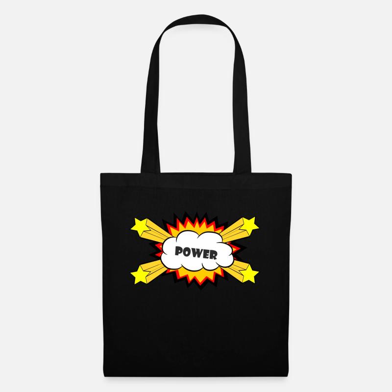 Puissance Comic Explosion - Sac en tissu - noir