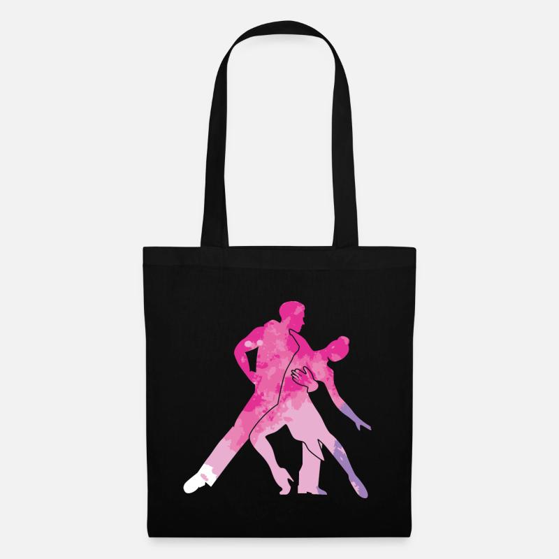 Salsa Tanzen Tanzen Paar Geburtstag Rosa Geschenk - Stoffbeutel - Schwarz