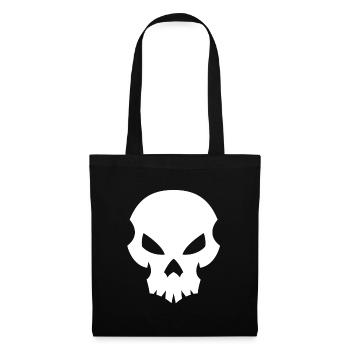 Totenkopf - Stoffbeutel - Schwarz - Vorne