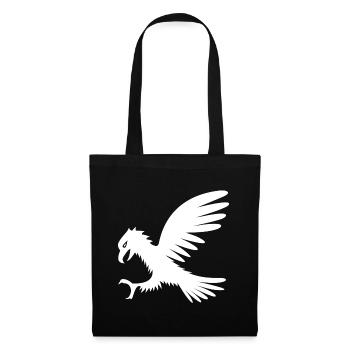 aigle - Sac en tissu - noir - Devant