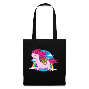 Unicorn T-Shirt - Tote Bag - black - Front