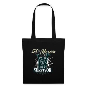 Rocker - 50th Birthday - Tote Bag - black - Front