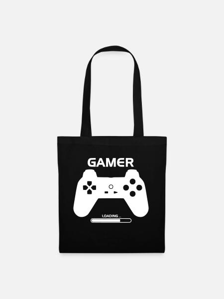 Gamer - Stoffbeutel - Schwarz