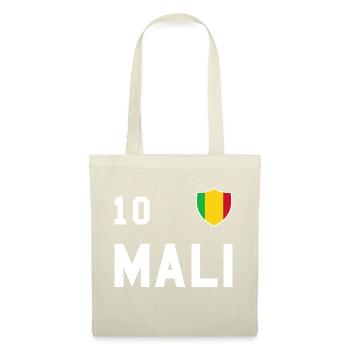 Équipe de football du drapeau du Mali cadeau d'équipe - Sac en tissu - nature - Devant