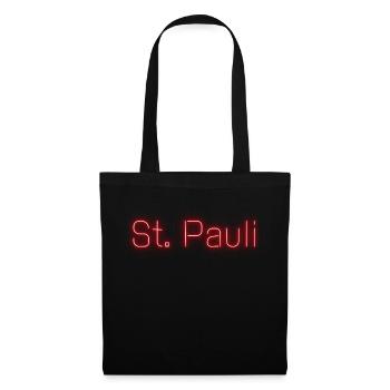 St. Pauli - Stoffbeutel - Schwarz - Vorne