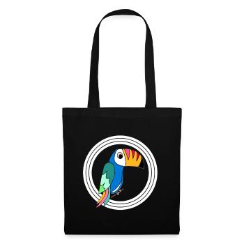 i love tukans - cute bird toucan - Tote Bag - black - Front