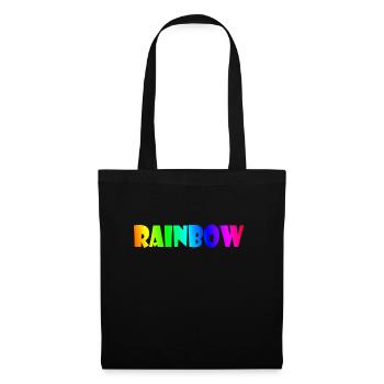 Rainbow - Stoffbeutel - Schwarz - Vorne