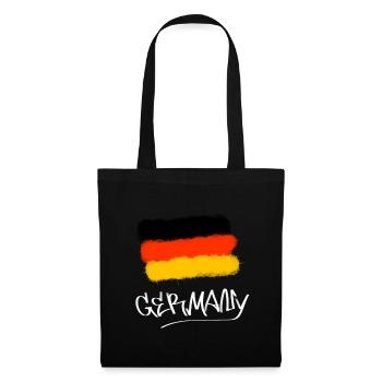 Germany flag - Tote Bag - black - Front
