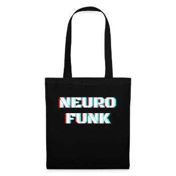 Neurofunk DnB Drum n Bass - Sac en tissu - noir - Devant