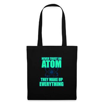atom - Tote Bag - black - Front
