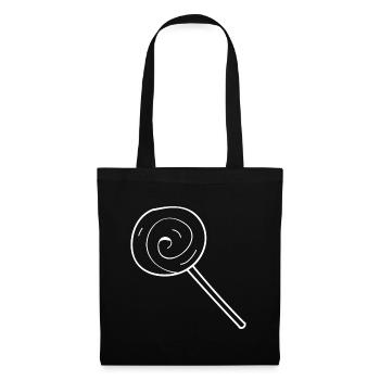 Lollipop Idée cadeau Lolli - Sac en tissu - noir - Devant