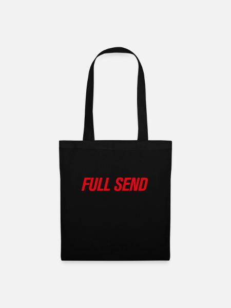 FULL SEND - Tote Bag - black
