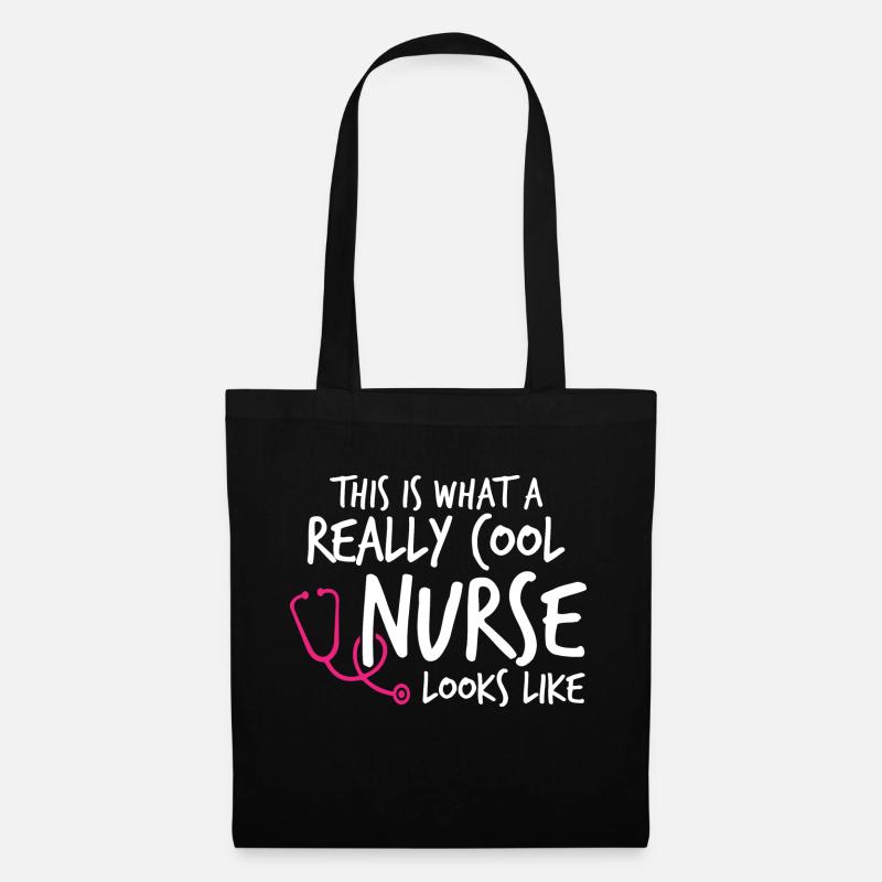 Really Cool Nurse Looks Like - Stoffbeutel - Schwarz