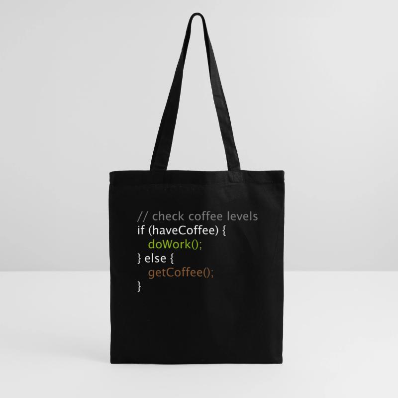 Computer Science Nerd Geek Programmer Coffee Work Tote Bag