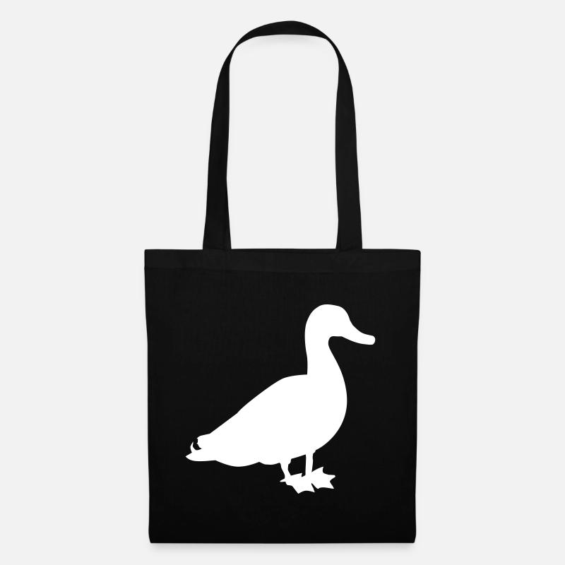 Ente - Stoffbeutel - Schwarz