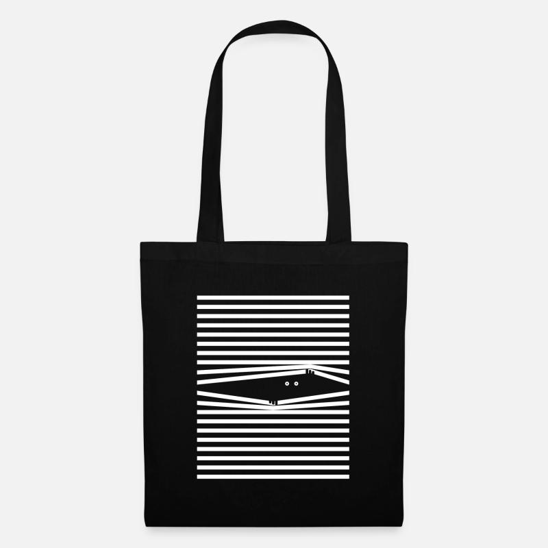 Venetian blind (see-through edition) - Tote Bag - black