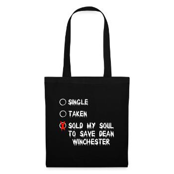 Supernaturel - Sac en tissu - noir - Devant