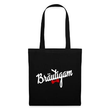 Bräutigam - Stoffbeutel - Schwarz - Vorne