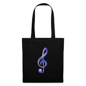 music key - Tote Bag - black - Front